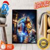 NBA Realistic 3D Logo Of Chicago Bulls Home Decor Poster NBA Realistic 3D Logo Of Chicago Bulls Home Decor Poster