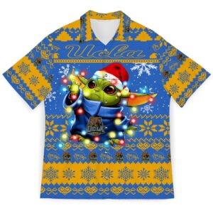 NCAA Ucla Bruins Baby Yoda Christmas Trendy Aloha Hawaiian Shirt For Men And Women