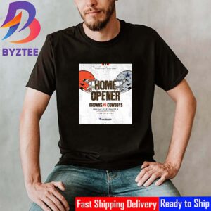 NFL Home Opener Cleveland Browns vs Dallas Cowboys at Cleveland Browns Stadium Classic T-Shirt