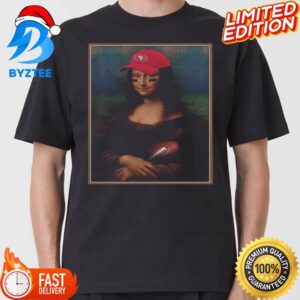 NFL The San Francisco 49ers x Mona Lisa Unisex T-shirt