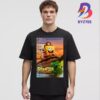 NBA Realistic 3D Logo Of Chicago Bulls Classic T-shirt