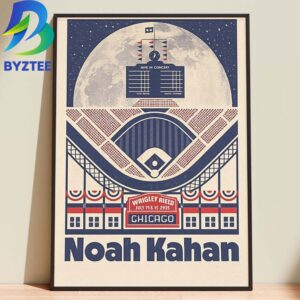 Noah Kahan Live In Chicago July 2026 Home Decor Poster Canvas