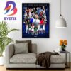 Novak Djokovic 24 Grand Slam Singles Champion Titles Wall Decor Poster Canvas