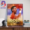 Novak Djokovic Grand Slam Legacy 24 And Counting Wall Decor Poster Canvas