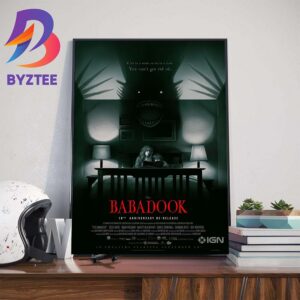 Official 10th Anniversary Poster The Babadook Returning To Theaters September 19th 2024 Wall Decor Poster Canvas