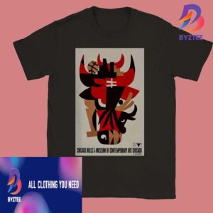 Official Chicago Bulls And Museum Of Contemporary Art Chicago 2025 Poster Unisex T-Shirt
