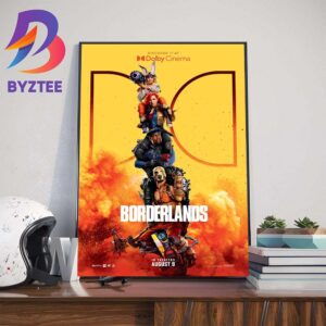 Official Dolby Cinema Poster Borderlands In Theaters August 9th 2024 Home Decor Poster Canvas