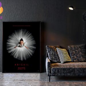 Official Poster Abigail Children Can Be Such Monsters Only In Theaters April 19th 2024 Home Decor Poster Canvas