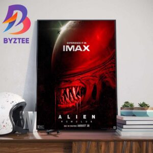 Official Poster Alien Romulus Experience It In Imax Only In Theatres August 16th 2024 Home Decorations Poster Canvas