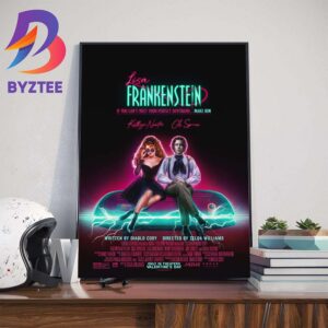 Official Poster For Lisa Frankenstein With Starring Kathryn Newton And Cole Sprouse Art Decor Poster Canvas
