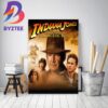 Official Poster Indiana Jones And The Kingdom Of The Crystal Skull Home Decor Poster Canvas