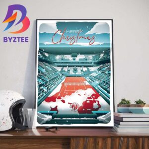 Official Poster Roland-Garros 2024 Merry Christmas Wall Decor Poster Canvas