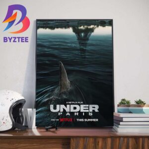 Official Poster Under Paris Movie Of Netflix Art Decorations Poster Canvas