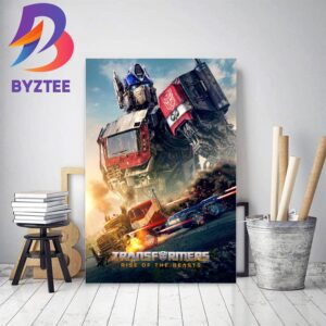 Optimus Prime In Transformers Rise Of The Beasts 2023 New Poster Home Decor Poster Canvas