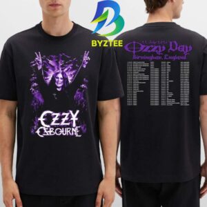 Ozzy Osbourne Birmingham England Ozzy Day July 24th  2026 Two Sided T-Shirt