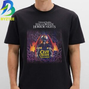 Ozzy Osbourne Prince Of Darkness Halloween Horror Nights Universal Studios 2026 Unisex T- Shirt