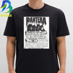 Pantera Cowboys From Hell Record Release Party Unisex T- Shirt
