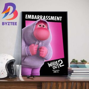 Paul Walter Hauser Voices Embarrassment In Inside Out 2 Disney And Pixar Official Poster Art Decorations Poster Canvas