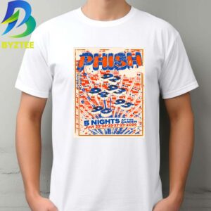 Phish Band 5 Nights At The Garden July 2026 Unisex T Shirt