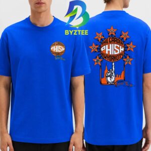 Phish Band The Garden New York City Knicks In FIve 2026 Two Sided T-Shirt