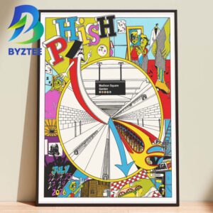 Phish Five Nights At Madision Square Garden In New York Home Decor Poster Canvas
