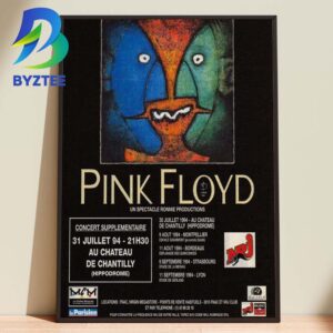 Pink Floyd Concert Supplementaire Au Chateau De Chantilly 2026 Home Decor Poster Canvas
