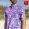 Pink Ranger Ninjetti Mighty Morphin Power Rangers For Men And Women In Summer Vacation Button Up Hawaiian Shirt Pink Ranger Ninjetti Mighty Morphin Power Rangers For Men And Women In Summer Vacation Button Up Hawaiian Shirt