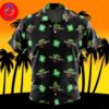 Power Minecraft For Men And Women In Summer Vacation Button Up Hawaiian Shirt