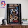 Powerwolf Exclusive World Live-Premiere Of Their Brandnew Album Wake Up The Wicked At Hollywood Palladium Los Angeles August 29th 2024 Home Decor Poster Canvas