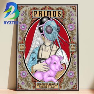 Primus Band Circolo Magnolia Milan Italy 2026 Home Decor Poster Canvas