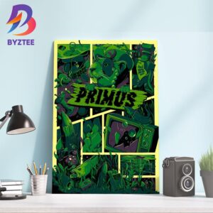 Primus Bridgeport 2025 Poster Onward And Upward At Hartford HealthCare Amphitheater In Connecticut On July 22 2025 Home Decor  Poster Canvas