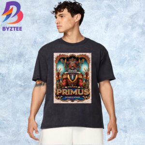 Primus New Orleans 2025 Onward And Upward Tour Poster Tonight Show At Saenger Theatre In Louisiana On July 28 2025 Unisex T-Shirt
