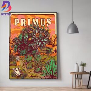 Primus Phoenix 2025 Onward And Upward Poster Show At Arizona Financial Theatre In Arizona On August 1 2025 Home Decor Poster Canvas