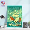 Primus Wilmington 2025 Onward And Upward Summer Tour Poster At Live Oak Bank Pavilion At Riverfront Park In North Carolina On July 26 2025 Home Decor Poster Canvas