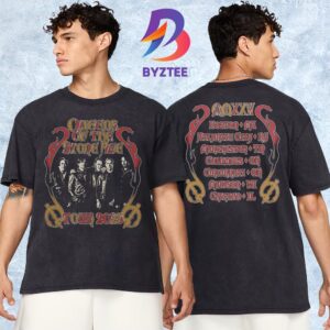 Queens Of The Stone Age Photo US Tour 2025 Cities List Two Sided Unisex T-Shirt