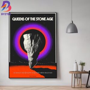 Queens of the Stone Age Tallinn Estonia 2025 Poster The End Is Nero World Tour At Unibet Arena Black Box On August 2 2025 Home Decor Poster Canvas