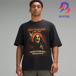 RIP Ozzy Osbourne 1948-2025 Prince Of Darkness Forever Metal Essential T-Shirt