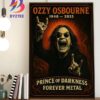 RIP Ozzy Osbourne 1948-2025 Prince Of Darkness Forever Metal Home Decor Poster Canvas
