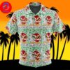 Raging Princess Mononoke Studio Ghibli For Men And Women In Summer Vacation Button Up Hawaiian Shirt