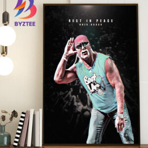Rest In Peace Hulk Hogan 1953-2025 The Wrestling Legend Home Decor Poster Canvas
