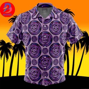 Rinnegan Naruto Shippuden For Men And Women In Summer Vacation Button Up Hawaiian Shirt
