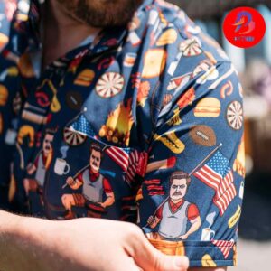 Ron Swanson Shirt Of Greatness RSVLTS For Men And Women Hawaiian Shirt