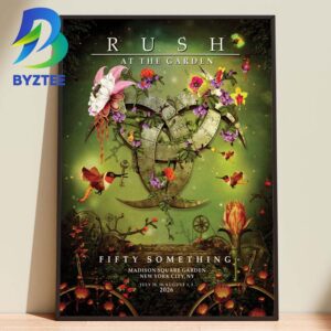 Rush At The Garden Fifty Something Madison Square Garden New York City NY July 30th 2026 Home Decor Poster Canvas