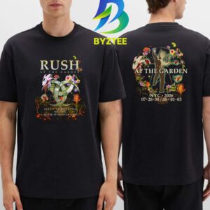 Rush At The Garden Fifty Something Madison Square Garden New York City NY July 30th 2026 Two Sided T-Shirt