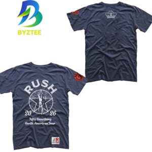 Rush Fifty Something North American Tour 2026 Two Sided T-Shirt