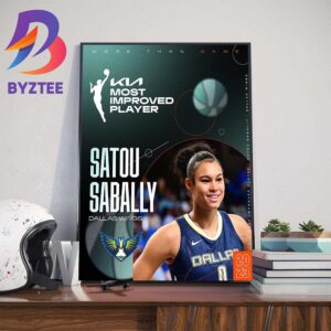 Satou Sabally Is The 2023 WNBA Most Improved Player Wall Decor Poster Canvas