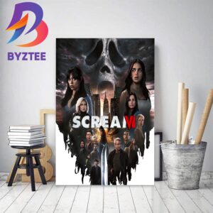 Scream VI Official Poster Decor Poster Canvas