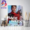 Scuderia Ferrari Race Week Poster At Suzuka Japanese GP Wall Decor Poster Canvas