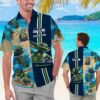 Sea Creatures Ponyo Studio Ghibli For Men And Women In Summer Vacation Button Up Hawaiian Shirt