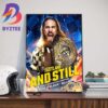 Seth Rollins And Still World Heavyweight Champion On WWE Raw Home Decor Poster Canvas